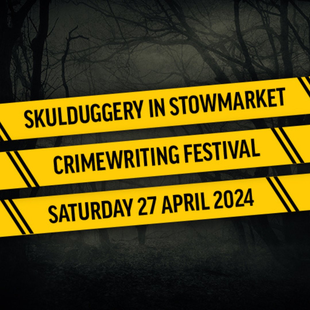 🕵️ Only 2 weeks to go until the Skulduggery Festival takes over @StowLibrary! 🔍 Find out more book tickets: suffolklibraries.co.uk/whats-on/festi… 🕵️ Featuring best-selling crime authors @Lauren_C_North, @SJIHolliday, @TimJRSullivan and more! 🔍 It'd be a crime to miss it!