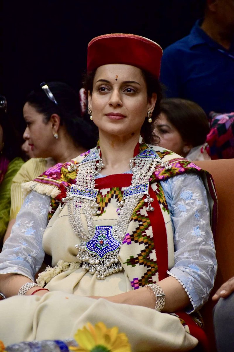 “Kangana’s @KanganaTeam campaign in Kullu wasn’t just about politics; it was about embracing culture too. By wearing Himachali attire, she’s setting a new trend, blending politics with tradition. It’s great to see a leader promoting local culture! #KanganaRanaut #HimachalPradesh