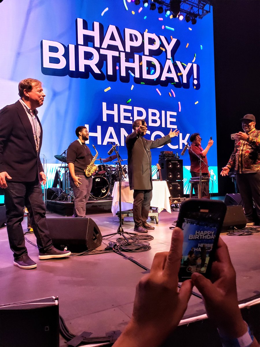 I finally got the chance to see my favorite musician in concert. Herbie Hancock was amazing!!! Not only was it a great show, but it was also his birthday (4-12-24). At 84 years old, his agility on the keys remains unmatched. #HerbieHancock