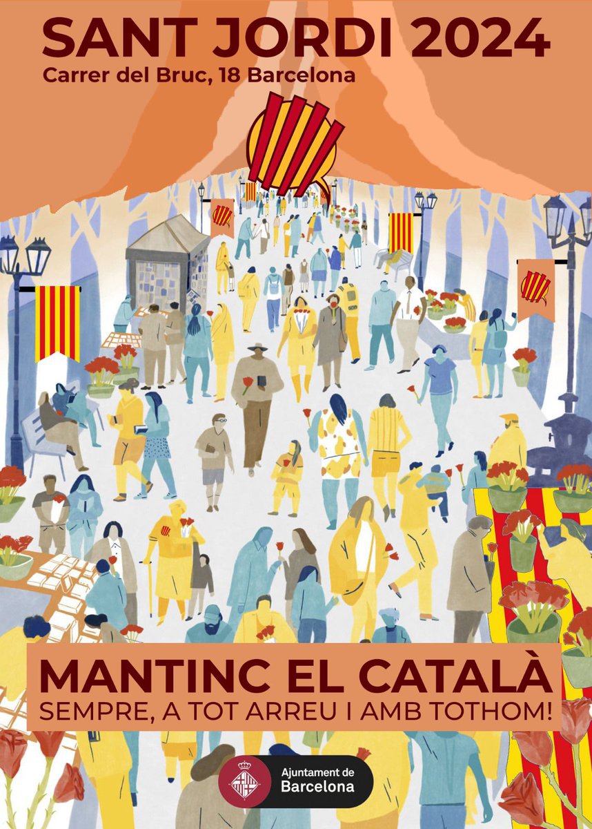 Que brillin els colors de la nostra llengua catalana!