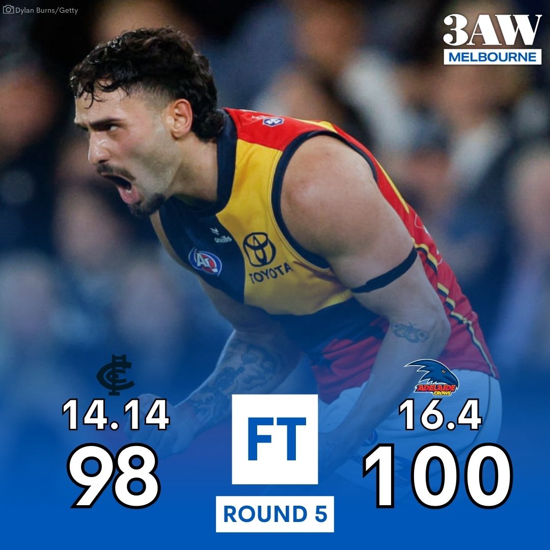 The Crows pull off a BIG upset win at Marvel Stadium! #AFLBluesCrows