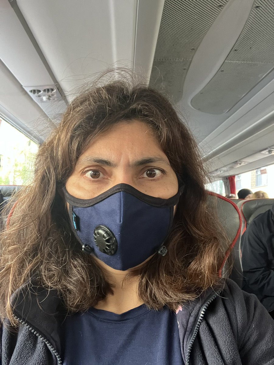 On the rail replacement bus to #TradesUnion event in #London Where I’ve been asked to speak about the #NHS as part of #ClimateJusticeClimateJobs conference Put mask 😷 on as I entered the bus- Don’t want to share or pick up any unwanted infections #CovidIsNotOver #MaskUp