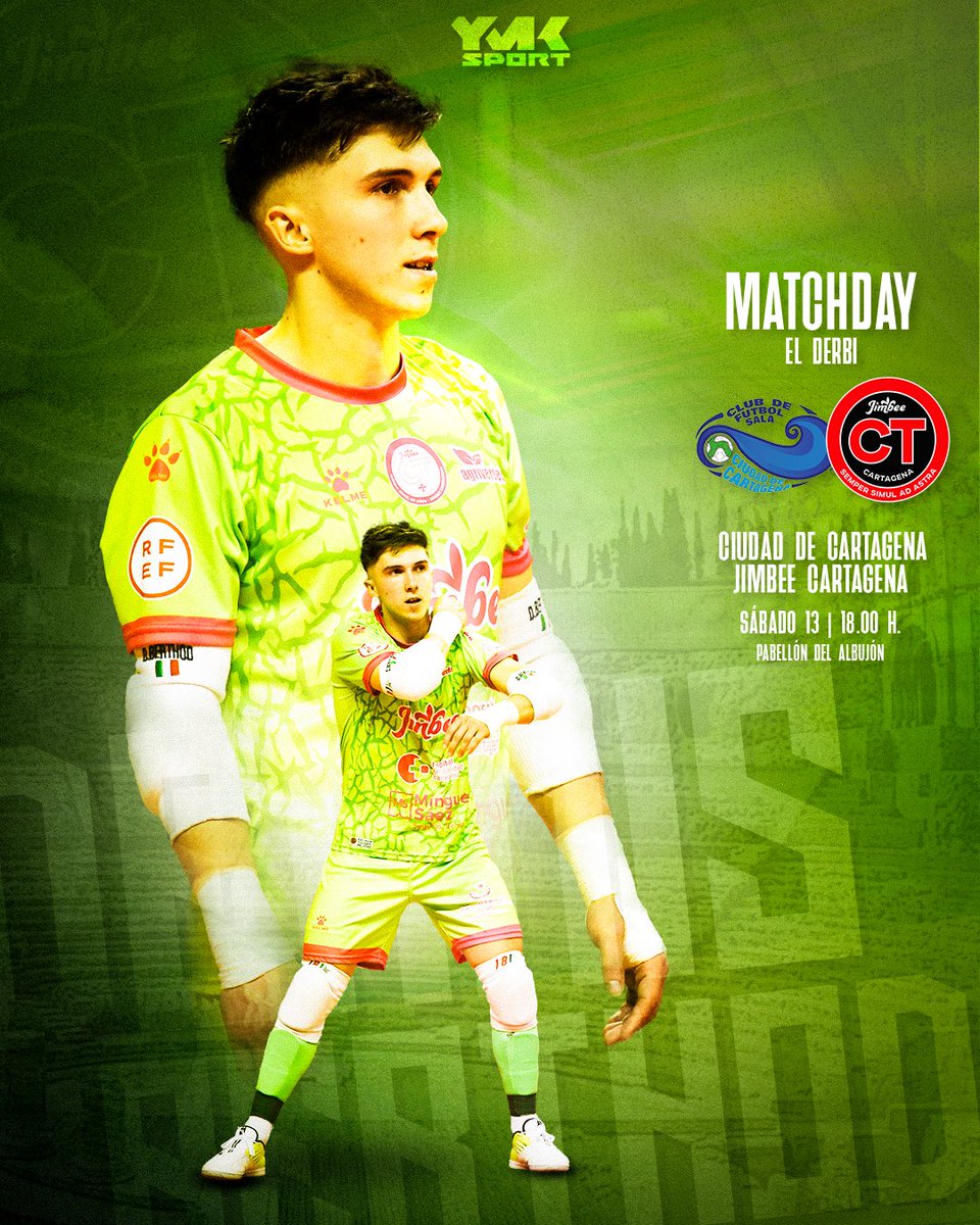 ❕❕MATCHDAY❕❕

Vamos <a href="/JimbeeCartagena/">Jimbee Cartagena Costa Cálida</a> ❤️⚜️🤍

<a href="/YMKSport/">YMK Sport</a> 

#goalkeeper #portero #portiere #futsal #futbolsala #calcioa5 #181family #madebyathletesforathletes #181keepers #kipstafutsal #DB