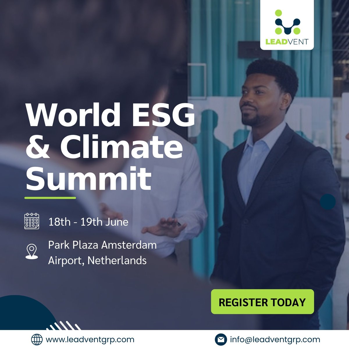 Hear from thought leaders, policymakers, and industry experts on the latest developments in ESG investing, sustainable finance, and climate resilience.

Obtain a pass - bit.ly/3QaaYU7

#sustainability #ESGconcerns #netzero #Renewableenergy #Greenfinance #Greenpolicies