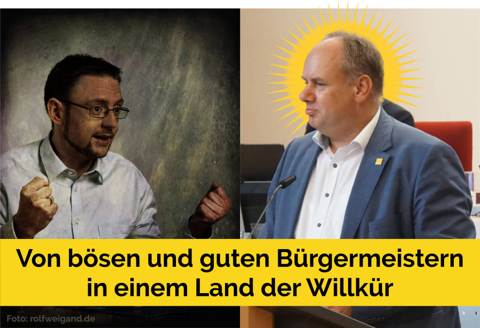 🔥 Von guten und bösen Bürgermeistern in einem Land der Willkür 🔥

Gerade erst hatte des OVG Bautzen die Oberbürgermeisterwahl von #Dresden trotz schwerer Verfahrensfehler durchgewunken, da erklärt der Landrat Neubauer die Bürgermeisterwahl von Großschirma für ungültig erklärt —…