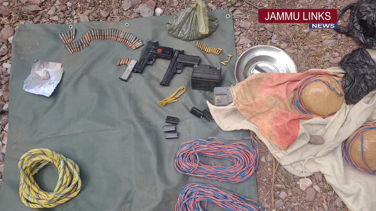 Terrorist hideout busted arms & ammunition recovered in a joint operation by Reasi police and Army