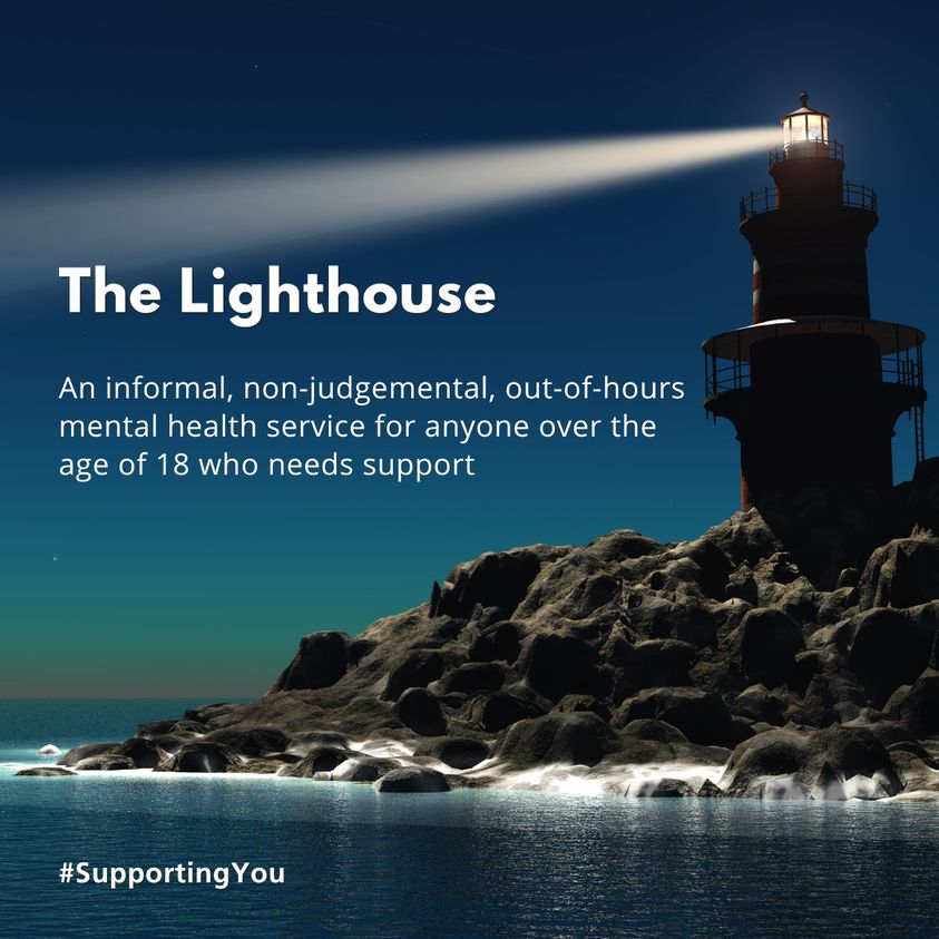 The Lighthouse offers a safe space for those in mental health crisis to get support ✨ Their team, made up of people with lived experience, are available from 4.30pm to 11.30pm - 365 days a year. 📆 For more, visit the @Southern_NHSFT website here: 🔗 bit.ly/4bwtfmU