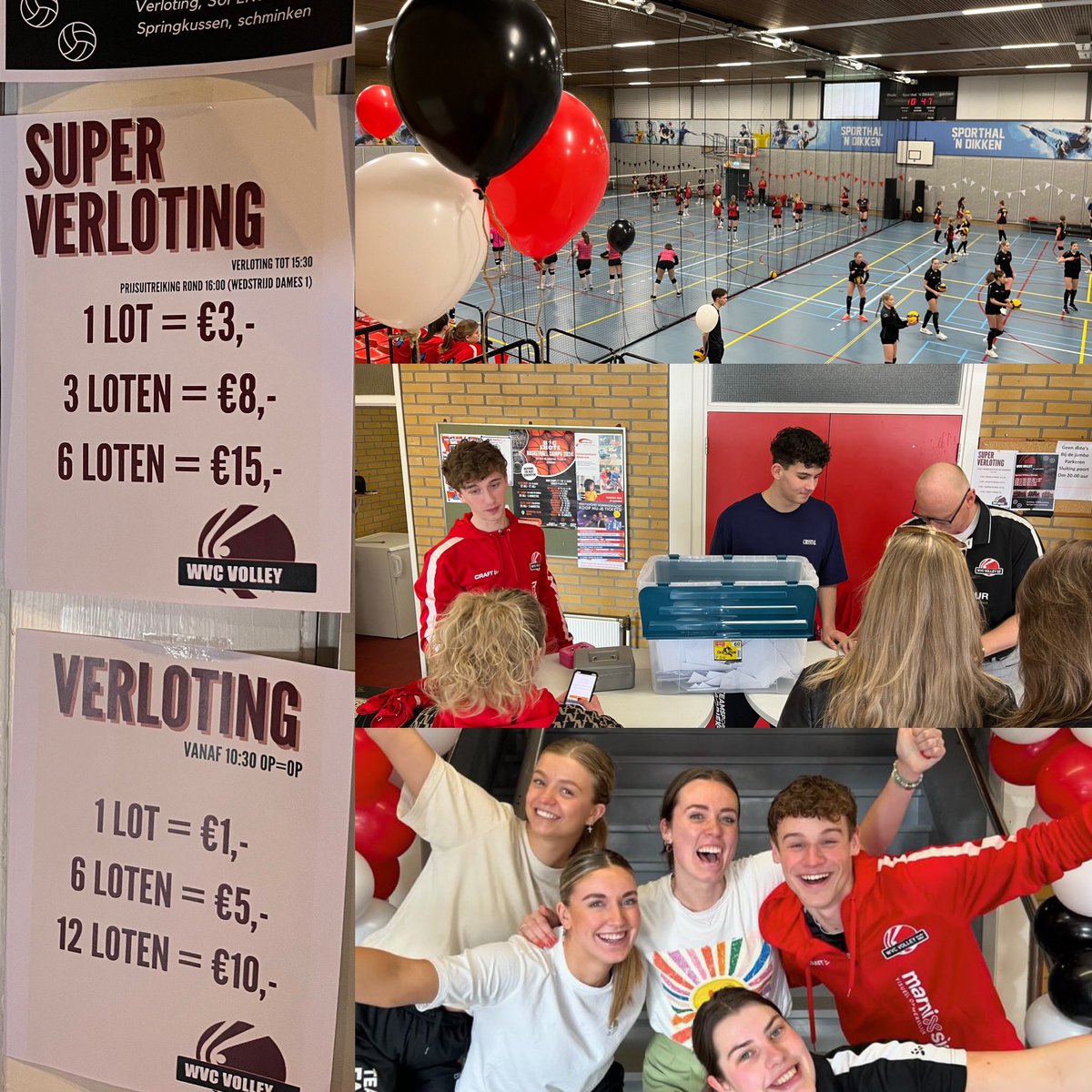 wvcvolley's tweet photo. We zijn begonnen #SuperSaturday π Geen kleingeld geen probleem: QRcode voor de (super)verloting. Mooie prijzen, met dank aan ondernemend Wierden πππ #GoTeamWVC Heel veel plezier gewenst π₯³π https://t.co/7hEnO4kMJO