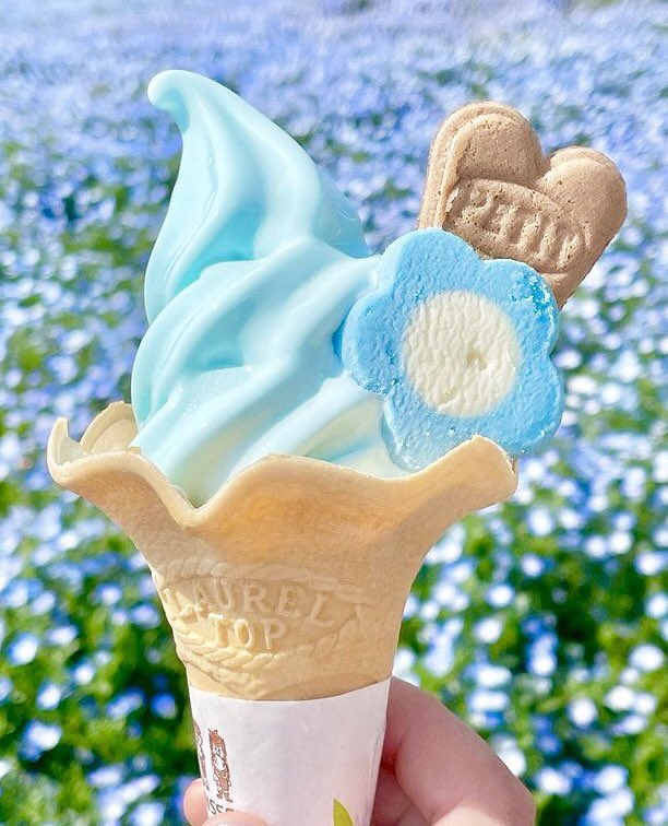 ARCHIVIO ✨ノースリーブ　アイスクリーム　水色　ライトブルー 大阪まいしまシーサイドパークで開催中の「ネモフィラ祭り」限定で発売
