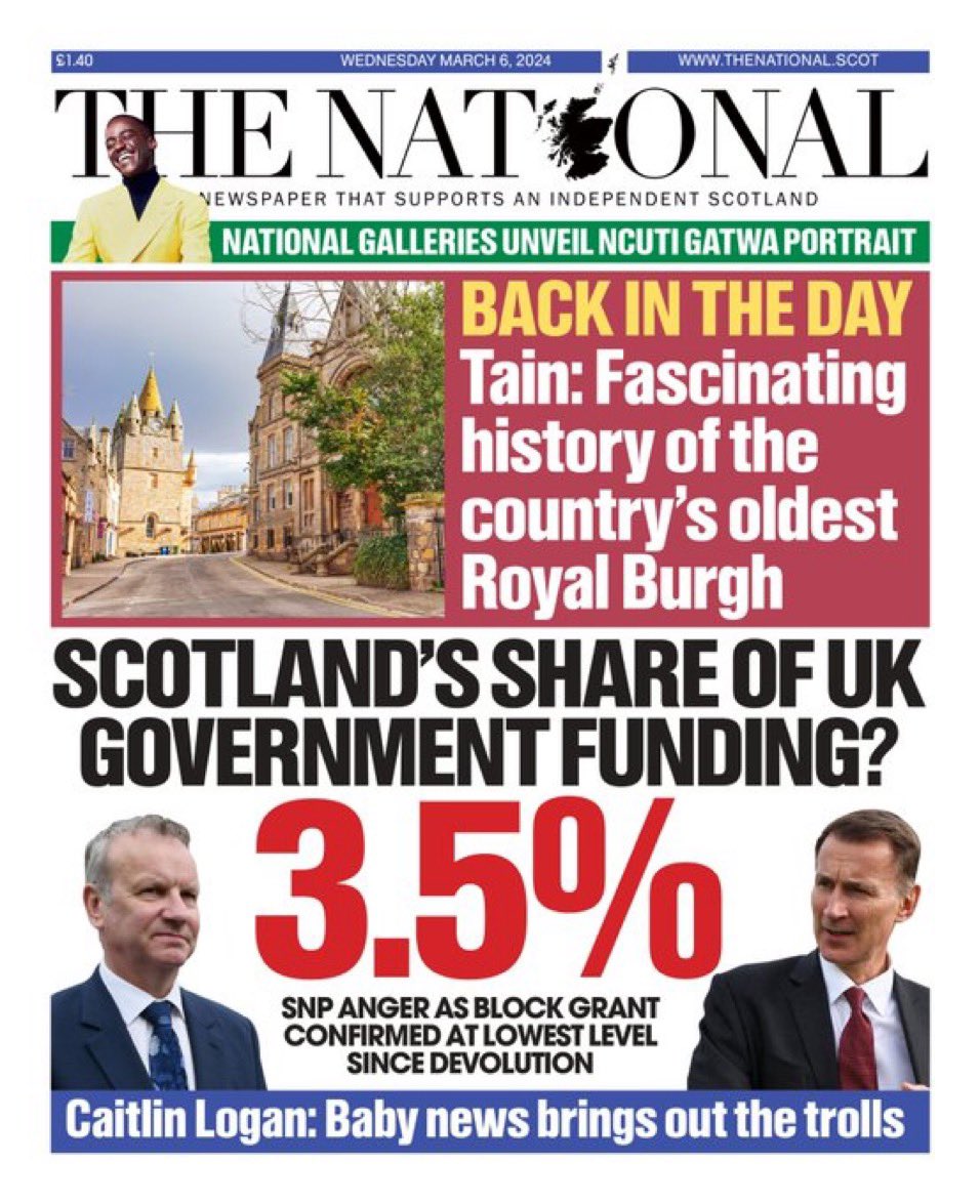 @apthous The lowest ever budget has been given to the SNP since devolution began. Bankers in Canary Wharf are getting over a £1000 more per head than the population of Scotland. They are trying to strangle our progressive democracy on the vine! VOTE SNP FOR INDEPENDENCE!