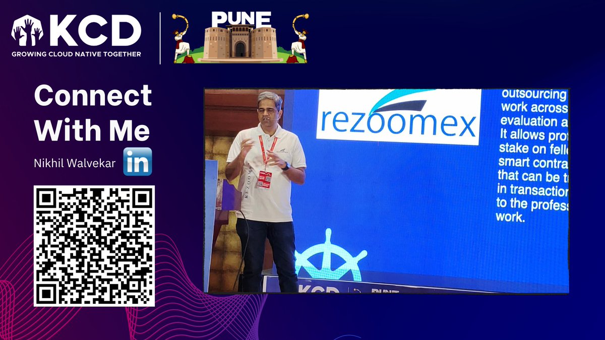 🌟 That's a wrap on Nikhil Walvekar's session at KCD Pune! We hope you enjoyed diving into "𝐒𝐦𝐚𝐫𝐭 𝐂𝐨𝐧𝐭𝐫𝐚𝐜𝐭 𝐃𝐫𝐢𝐯𝐞𝐧 𝐃𝐞𝐯𝐞𝐥𝐨𝐩𝐦𝐞𝐧𝐭" with insights on blockchain and smart contracts. Stay tuned for more engaging sessions!🚀 #KCDPune #BlockchainDevelopment