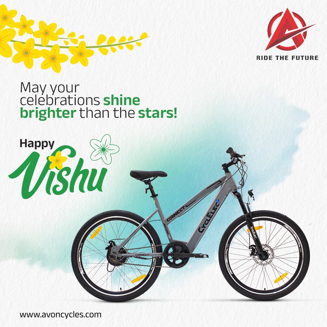 Pedal into the festivities and let your joy outshine even the stars this Vishu! 🌟 Happy Vishu from Avon Cycles, spreading the light of celebrations across Kerala! #avoncycles