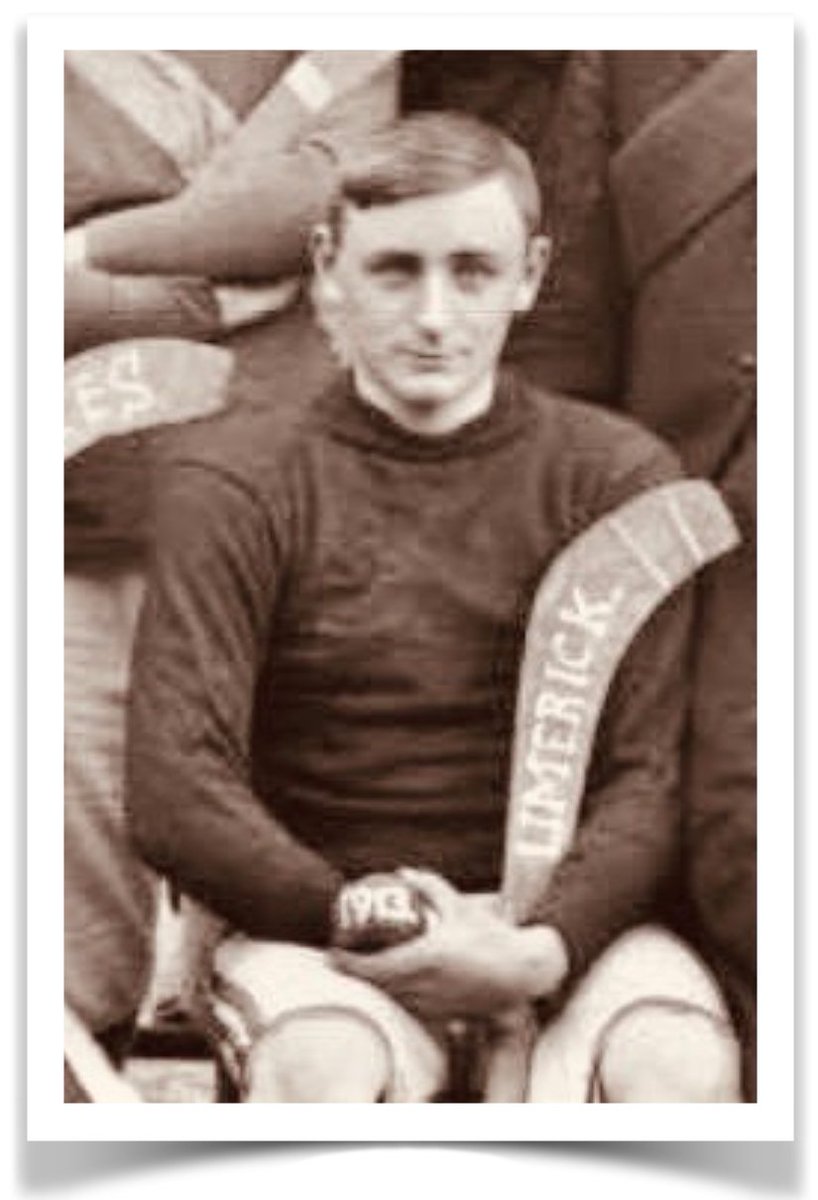 Willie Hough of @MonageaCLG captained @LimerickCLG to win the 1918 All-Ireland hurling final (played on January 26th, 1919). @CrokePark @officialgaa
