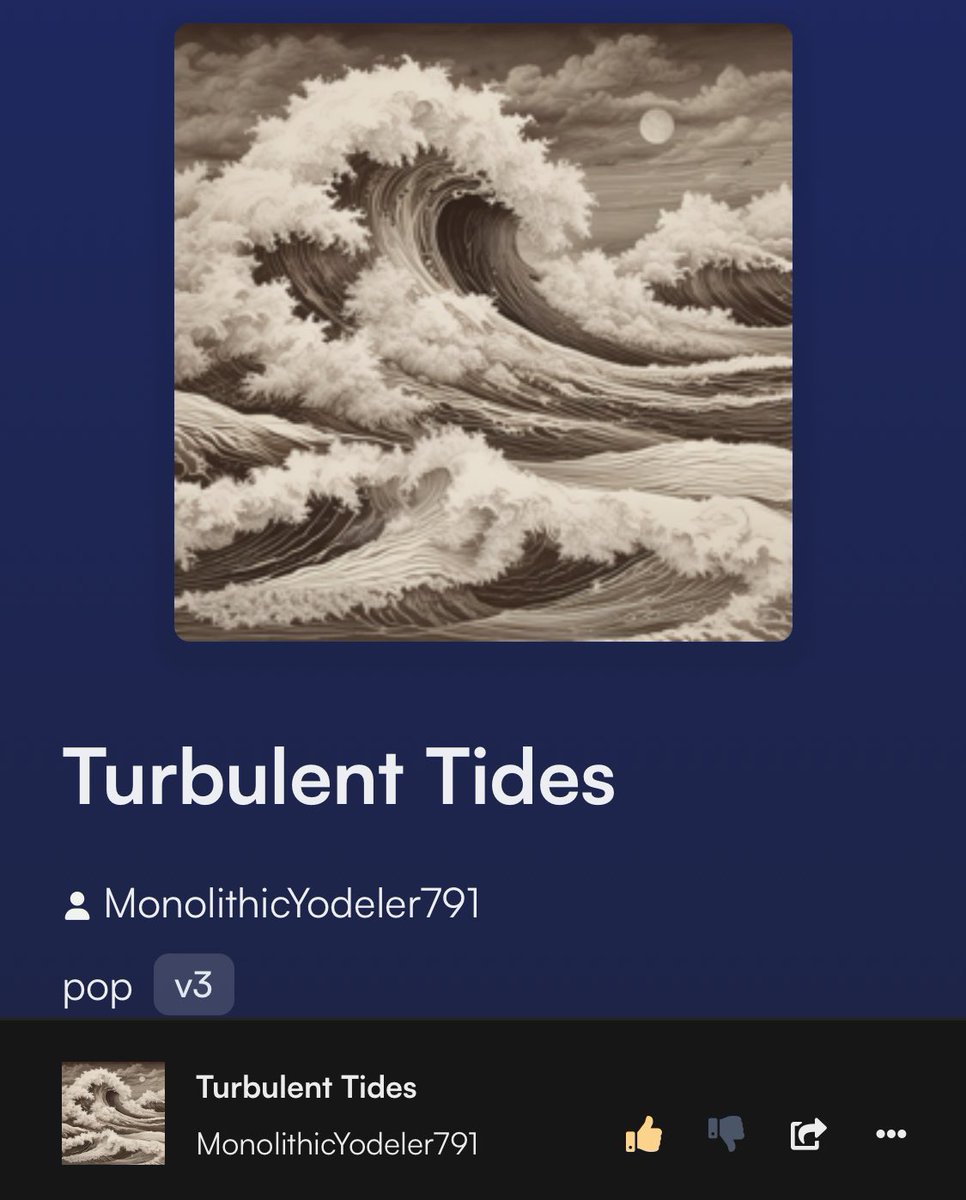 Gazzbert's tweet image. Yes, I’m twelve 💩 😆 That chorus tho 👏

#AIMusic 
@suno_ai_ 

suno.com/song/899d64aa-…