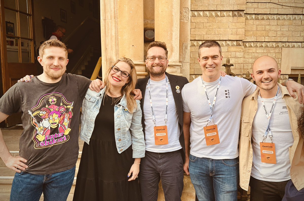 bitcoinpolicyuk's tweet image. What an amazing weekend! So many bitcoin legends. 

#Bitcoin #CheatCode #Bedford