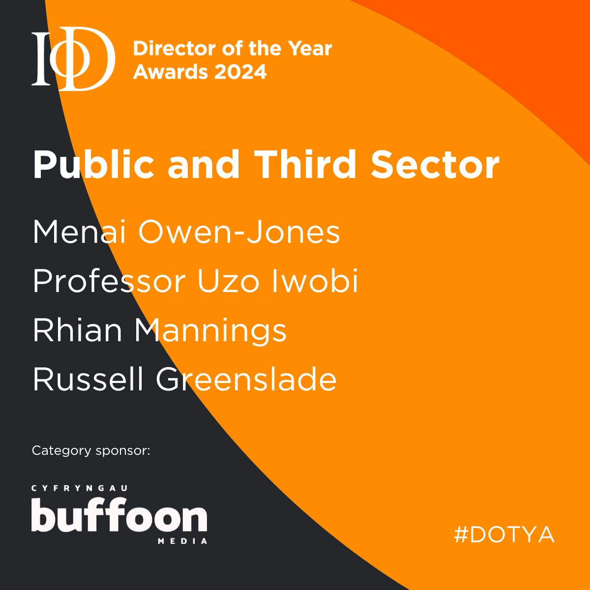 🏆 We're proud to announce that our CEO, @UzoIwobi, is a finalist for IoD Wales' Director of the Year. Her impactful work at RCC stands out! Join us in congratulating Prof @UzoIwobi and all the inspirational leaders recognised. 📅 May 17th – Save the Date! #ProudMoment