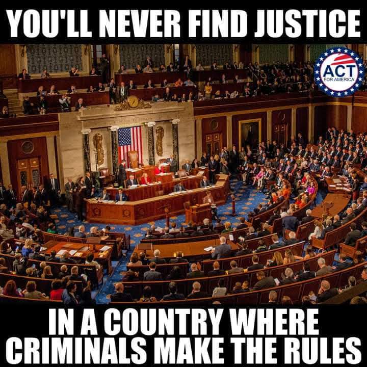 The most coveted job in the country is to be a member of Congress. It's the only place where you can conduct criminal activity, and the DOJ lets you get away with it.