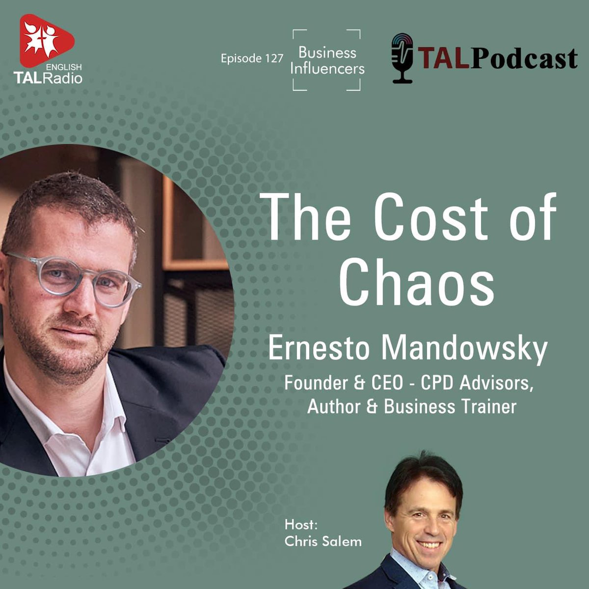 Business Influencers Podcast Ernesto Mandowsky🌐 🗓️ “The Cost of Chaos” 🎧 Listen on TAL Radio: v1.talgiving.org/api/v1/url/QW2… 🍏 Apple Podcasts: podcasts.apple.com/in/podcast/tal… 🎵 Spotify: open.spotify.com/episode/7nwP0r… 📺 YouTube: youtu.be/jUyld48En4U #BusinessInfluencers @talradioenglish