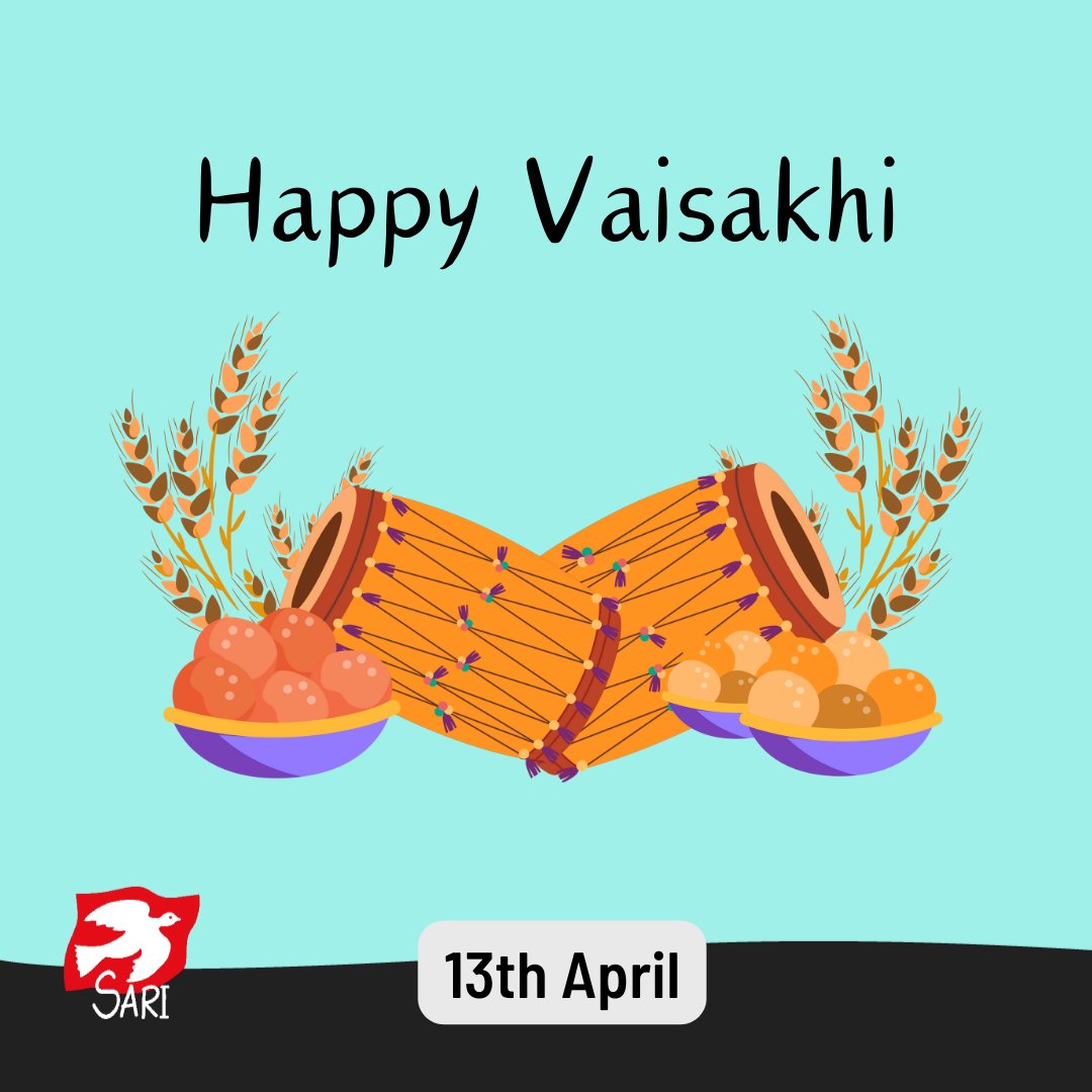 Happy Vaisakhi to all those celebrating today. May your day be filled with joy and prosperity.