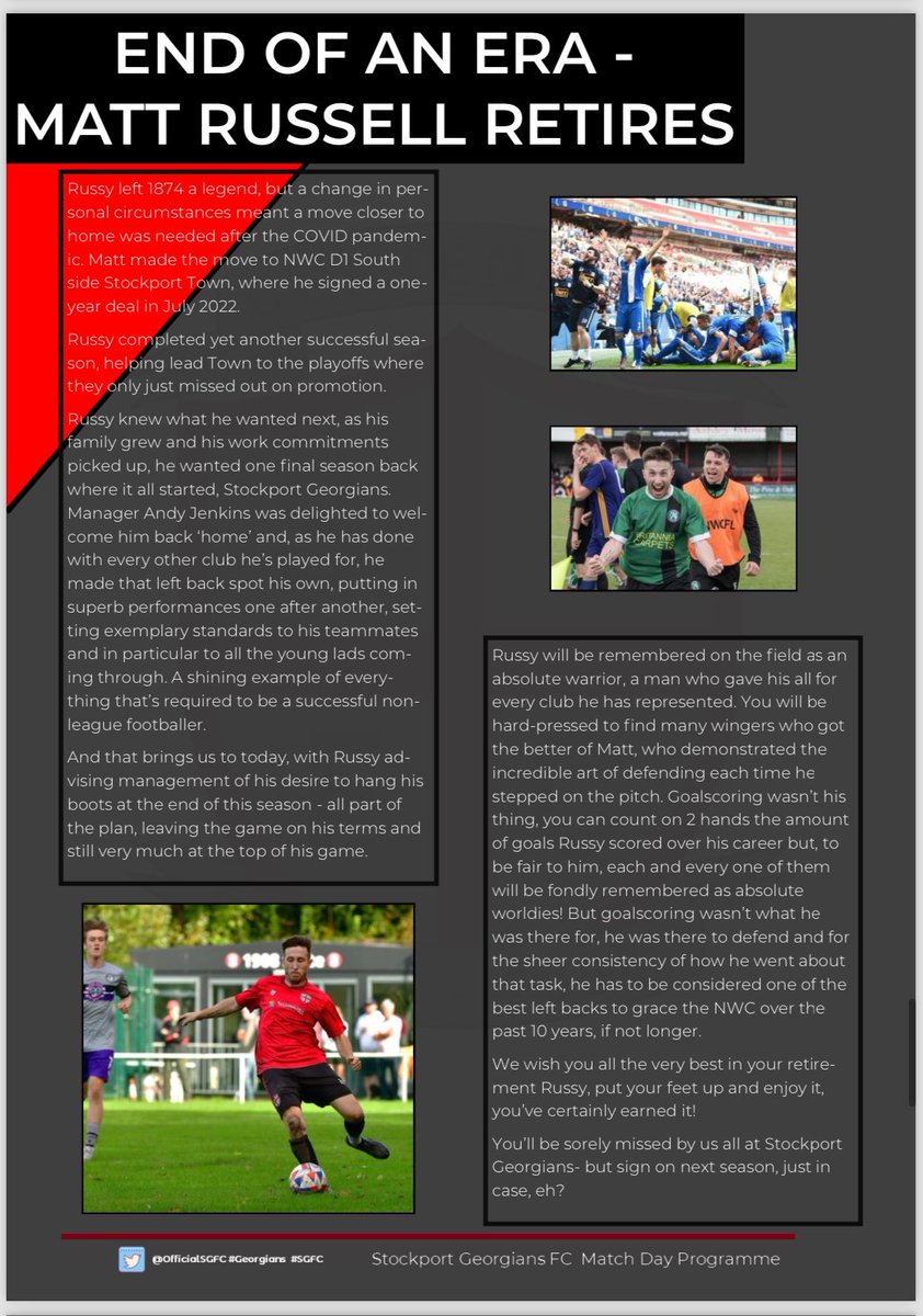 Stockport Georgians FC tweet media