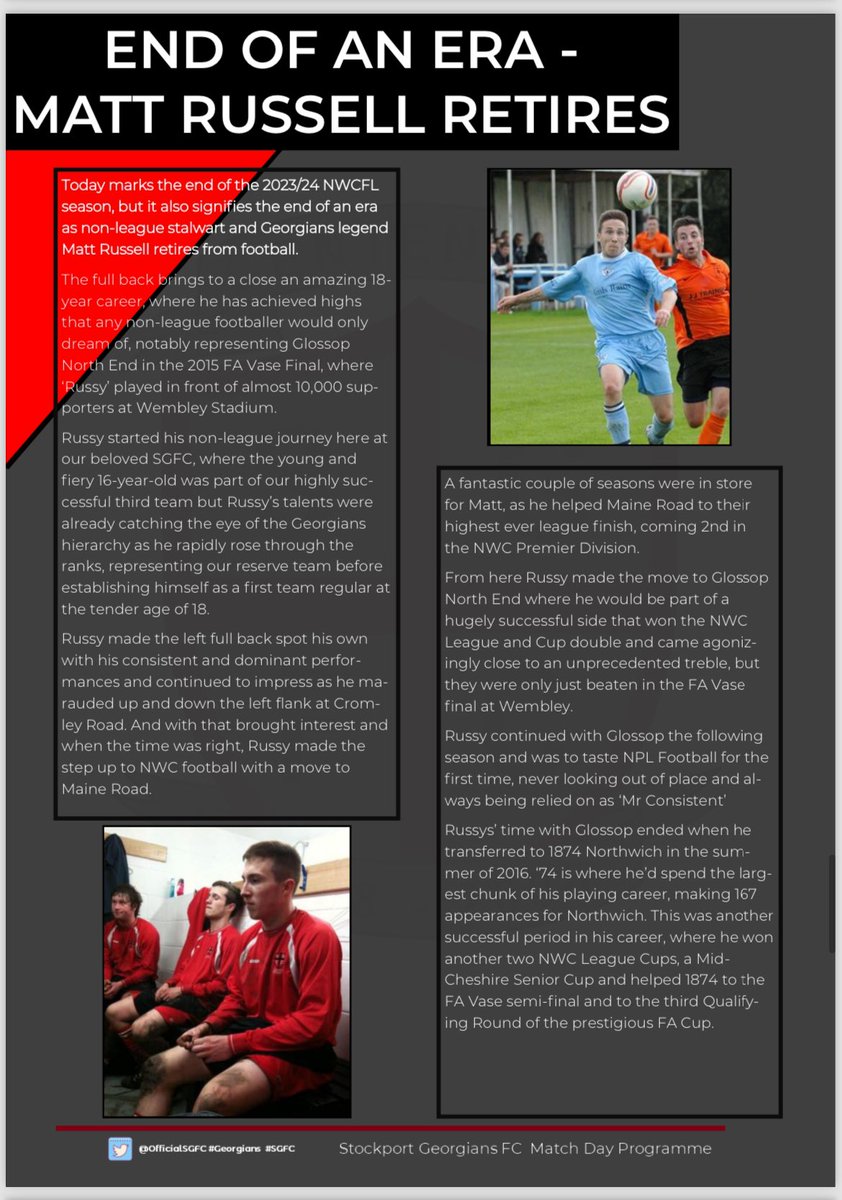 Stockport Georgians FC tweet media
