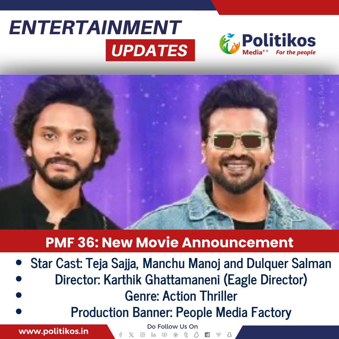 PMF 36 New Movie Announcement
#politikos
#politikosentertainment
#PMF36
#NewMovie
#MovieAnnouncement
#EntertainmentNews
#FilmIndustry
#CinemaUpdates
#NewProject
#ExcitingNews
#MovieReveal
#CelebrityNews
#FilmProduction