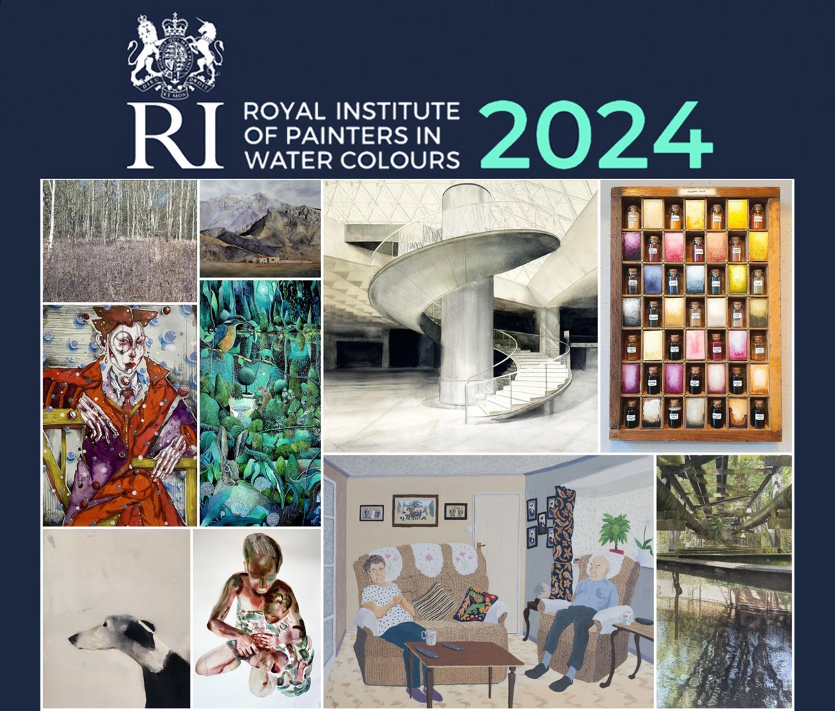 LAST DAY @RIwatercolours @mallgalleries The 212th Annual Exhibition of the Royal Institute of Painters in Water Colours is drawing to a close today at 5pm. A fabulous exhibition. Online exhibition: buyart.mallgalleries.org.uk