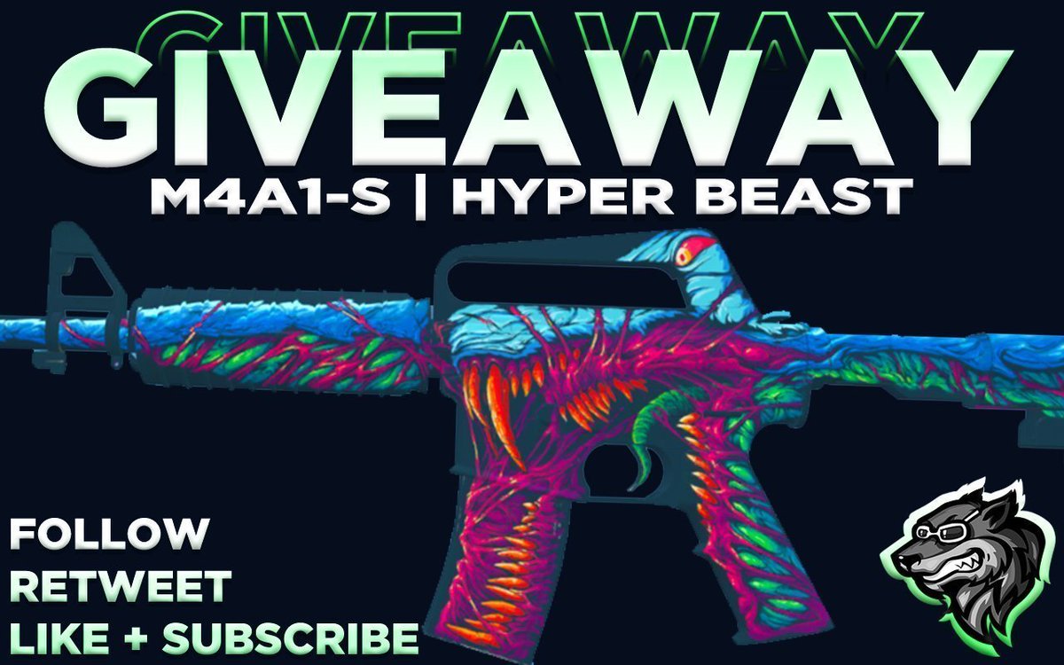 💸 M4A1-S | Hyper Beast [$35] 💸
💎 CSGO/CS2 Skin Giveaway 💎

⏩ Follow me @jordanrnet
🔁 Retweet
⬇️ Like + Subscribe ⬇️
youtube.com/watch?v=fVjGpj…
❗️ Watch the entire video to the end ❗️

🔜 Winner will be picked in a few days! GL!
#Giveaway #CSGOGiveaway #CSGOSkins