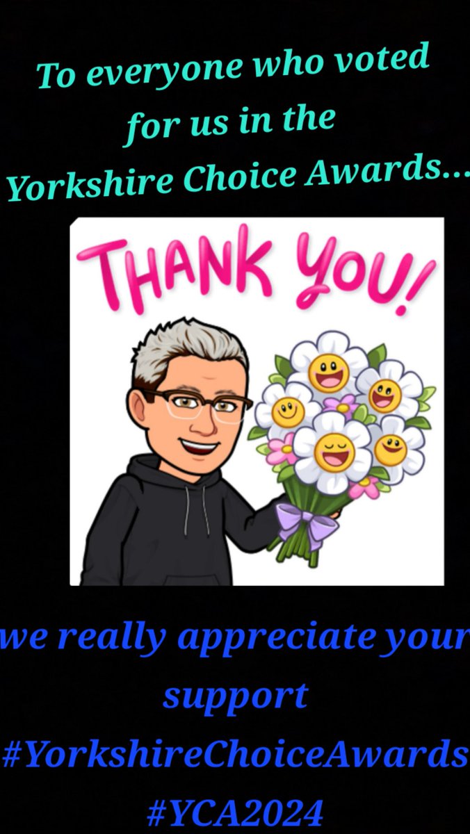 Voting is now closed & we are keeping fingers crossed for June 07th.

#YorkshireChoiceAwards 
##YCA2024