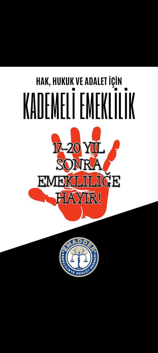 @EmadDernegi #EmeklilikteKademeyeTakılanlar