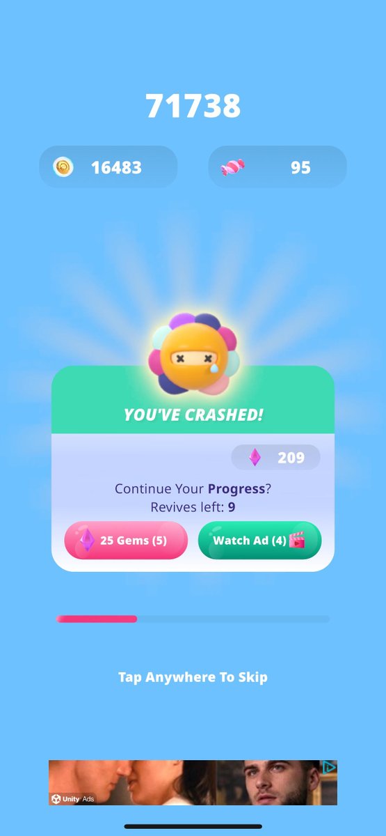 Got my new highscore, apparently it got bugged and didn't get recorded in the leaderboards 🥲😭

$BUBBLE <a href="/Imaginary_Ones/">Imaginary Ones | Bubio.ai</a> <a href="/GetBubbleCoin/">BubbleCoin</a>