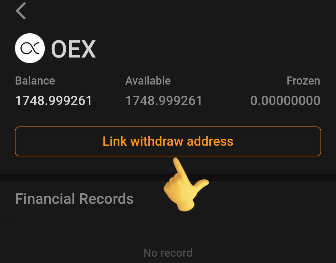 Congratulations 🎉 $OEX Withdrawal Address Linking Start in @SatoshiAppXYZ but Big Question Is That Which Address #OpenEX Or #Metamask 😧 I would just say that you should wait a bit 🧡 (90% Metamask) Follow @satoshi_coredao For $OEX Giveaway 🧡 #OEXCommunity #OEX #Airdrop