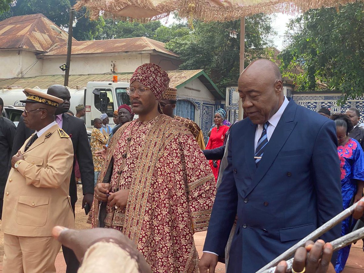MimiMefoInfo's tweet photo. Several dignitaries, including the Minister of Arts and Culture Pierre Ismael Bidoung Kpwatt, are attending the inauguration of the Bamoun museum in Foumban today. See more images on our website - https://t.co/7QYn3rWzEd

 #BamounMuseum #Foumban #ArtsAndCulture https://t.co/ZiH1wEXLUQ