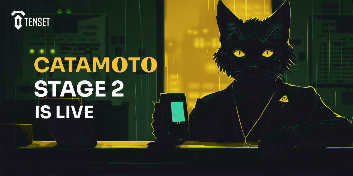 Round 2 of @4catamoto IDO is live! Secure your guaranteed allocation now 👉 catsale.catamoto.cat Open for 24 hours ⏳ Full allocation details 👉 tenset.io/en/news/catamo… Round 3 of #CATAMOTO for #10SET token holders, 10AM UTC April 14.