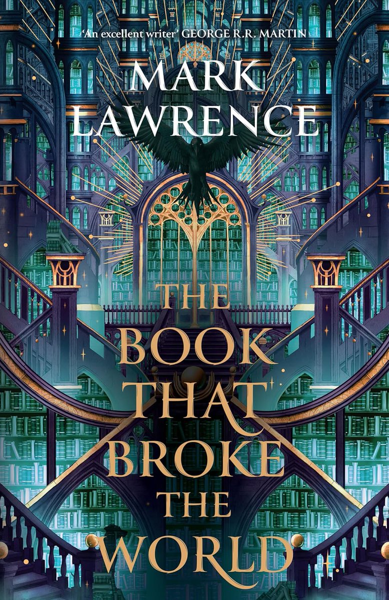 Halfway through The Book That Broke the World by @Mark__Lawrence I was curious where he'd take the story after the mindblowing ending of book 1. So far, it's much more expansive in scope, world building and character POVs. If you've not checked out the series yet, you need to.