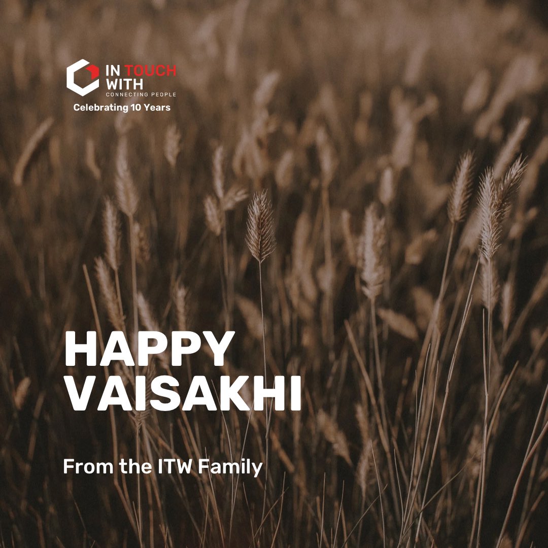 Happy Vaisakhi! May this vibrant festival of harvest and new beginnings bring joy, prosperity, and unity to all. 🌾✨

#InTouchWith #ITW #ITWFamily #FODC #FieldofDreamsClub #Networking #Vaisakhi #2024 #Celebration #Celebrations