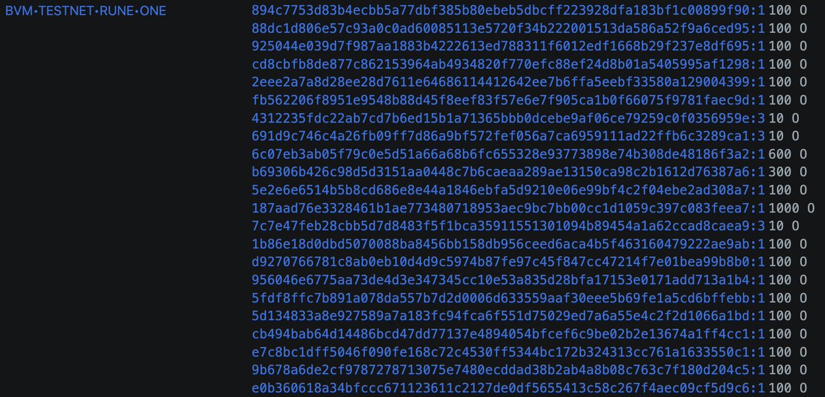 3700 (@punk3700) on Twitter photo 💻GUIDE: HOW TO ETCH & MINT RUNES 💻
Free this weekend? Follow this step-by-step guide to etching and minting runes by the <a href="/BVMnetwork/">Bitcoin Virtual Machine</a> team.
This tutorial will get you ahead of the crowd on Runes, the hottest Bitcoin "upgrade" to be released in 7 days by the one and only Casey. 💻GUIDE: HOW TO ETCH & MINT RUNES 💻
Free this weekend? Follow this step-by-step guide to etching and minting runes by the <a href="/BVMnetwork/">Bitcoin Virtual Machine</a> team.
This tutorial will get you ahead of the crowd on Runes, the hottest Bitcoin "upgrade" to be released in 7 days by the one and only Casey.