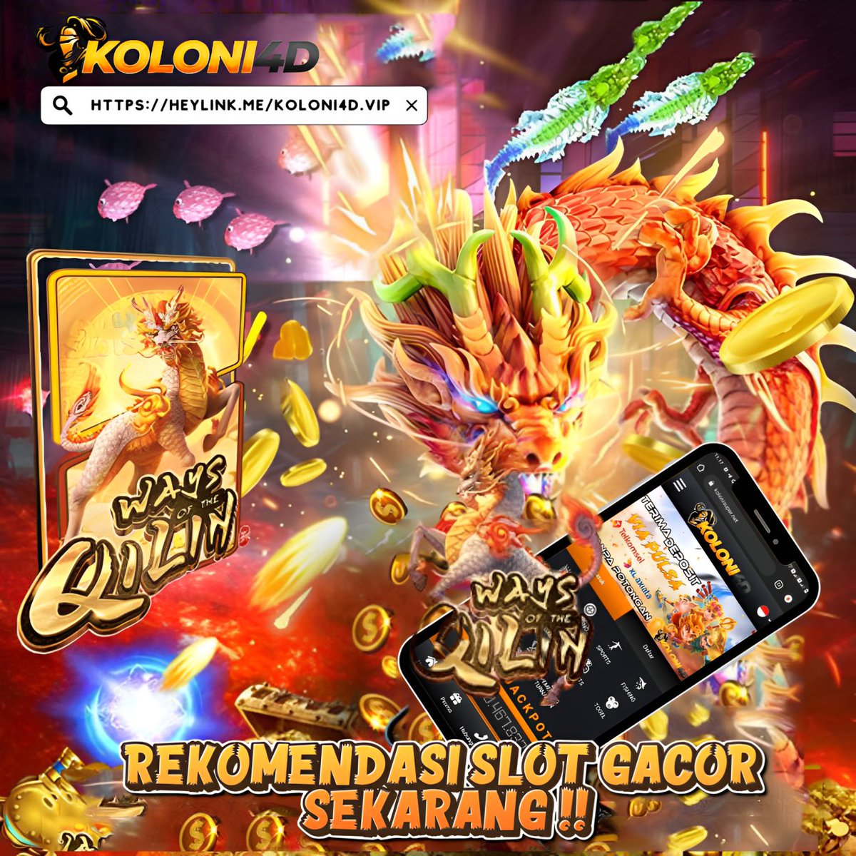 Link : heylink.me/koloni4d.vip
📱 WhatSapp : +62 859-6288-0556

#Koloni4d #linkKoloni4d #rtpKoloni4d #slotonline #slotgames #slots #menangslot #jackpotslot #maxwinslot #bandarslot #situsslot #pragmaticplay #pgsoft #pgsoftindonesia #mahjongways #mahjongways #prediksislot