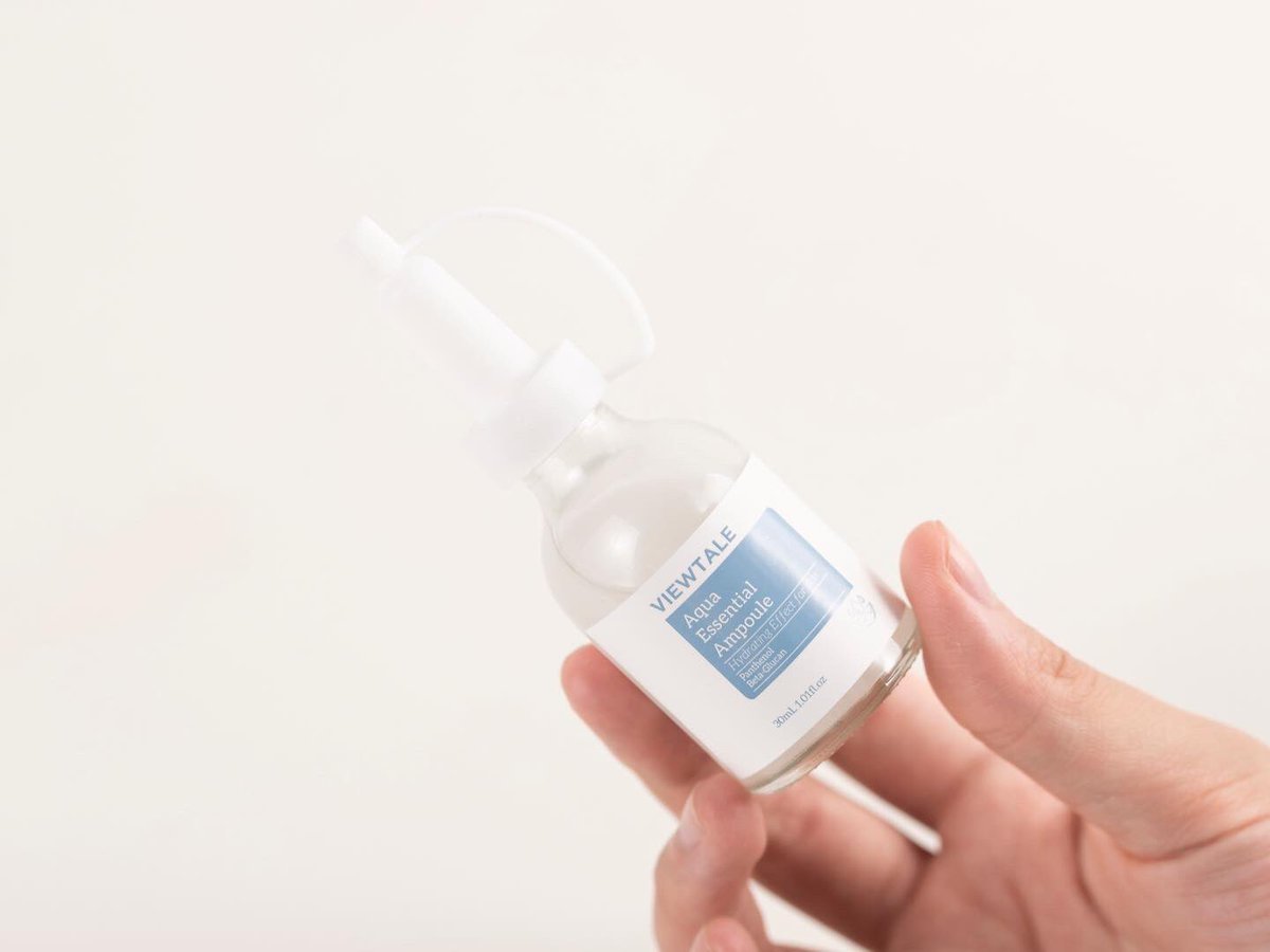 viewtale2022's tweet photo. VIEWTALE Aqua Essential Ampoule 蜜緹藍水蘊保濕精華液👀沁潤肌底💦
#viewtale #moisturizer #skincare #kbeauty #serum #manufacturing #korea https://t.co/NQvRLqhRoV