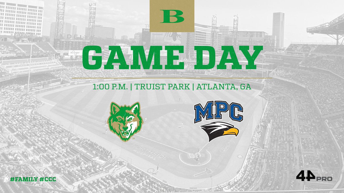 Game Day for the Varsity Wolves!!! The Wolves will travel down to Truist Park to take on Mount Paran Christian. Game time is set for 1:00 p.m. #Family #GoWolves #CCC