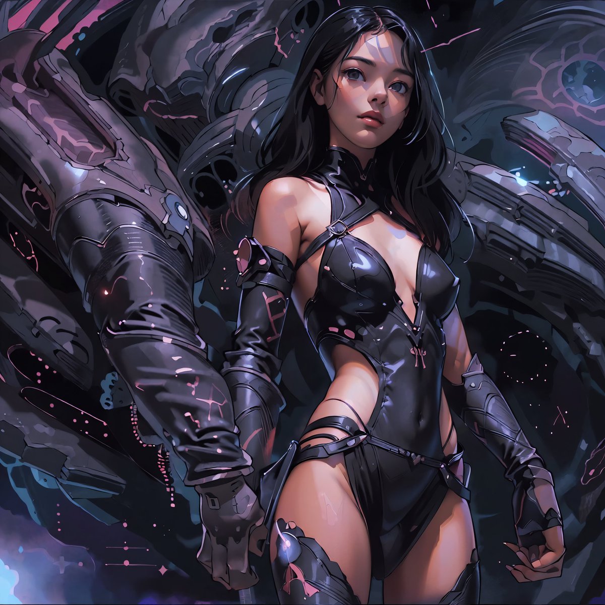 MaxzenArt's tweet photo. Aesthetics dark space~// >>#style #Maxzen_Art_AI #SeaArt #SeaArtAI #digitalart #digitalartwork #digitalartists #aiportrait #AIpictures #gameart #Concept #AIArtCommunity #aiartist #ComicsAI #conceptart #AIイラスト ✨ https://t.co/1QOsSIh8yq