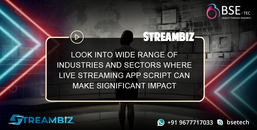 BSEtech's tweet image. StreamBiz - Look into Wide Range of Industries and Sectors Where Live Streaming App Script can Make Significant Impact.

bsetec.com/periscope-clon…

#periscopeclonescript #livestreamingappclone
#bigoliveclonescript