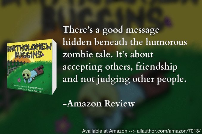 'Adorable & sophisticated.' amazon.com/dp/194378602X/ '5⭐️- Not since Dr. Seuss have I read such a delightful children's picture book (by @CrystalMarcos)!' 💫#KindleUnlimited💫 #childrensbooks #picturebooks #poems #zombies #scifi #IARTG #books #ebooks #audiobooks #Kindle