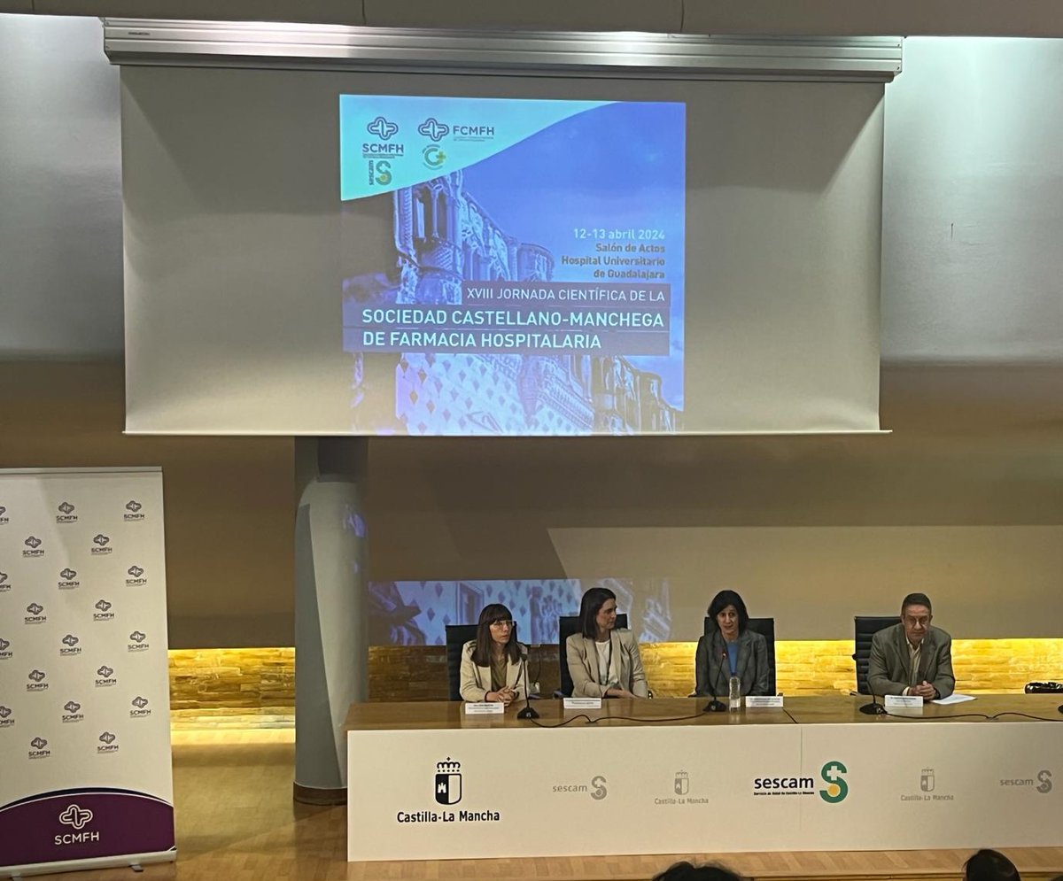 ➡️ Mesa redonda: "Atención farmacéutica centrada en el paciente".
.
Modera Dra. Paula de Juan-García Torres.
<a href="/paulajgt/">Paula de Juan-García</a>
.
#XVIIIjornadacientificaSCMFH <a href="/SCMFH/">SCMFH</a>