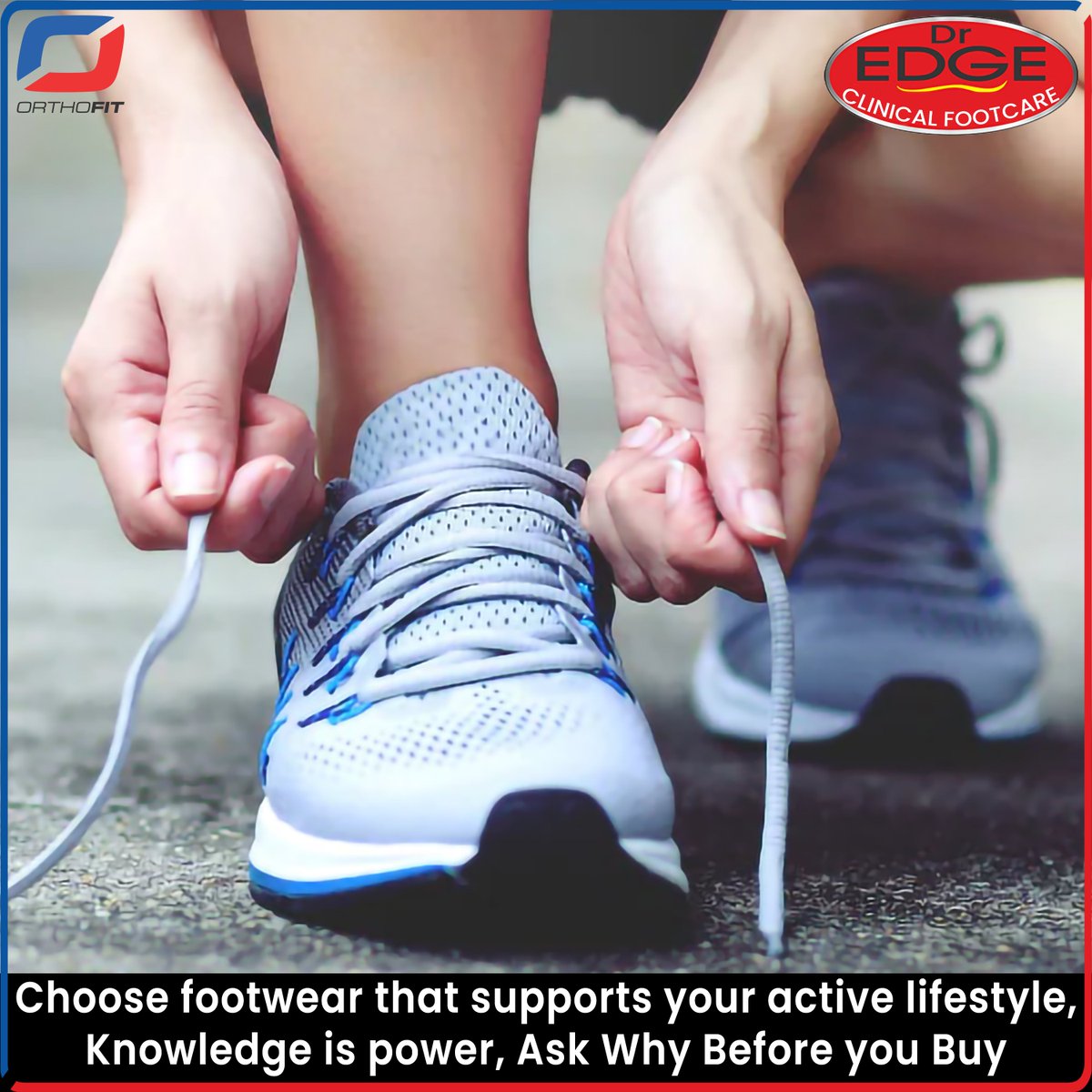 Choose footwear that supports your active lifestyle

Knowledge is Power

Ask why before you buy

#orthofit #orthofitclinic #orthofitmart #knowledgeispower #askwhybeforeyoubuy #edgefootwear #edge #orthoticfootwear #podiatry #podiatrist #podiatristnearme #footclinic