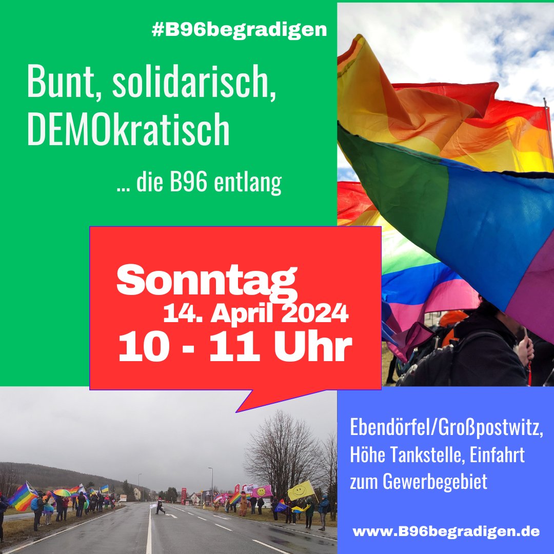 Bis morgen!🙋‍♀️ #B96begradigen ❤️ 🦄 🏳️‍🌈