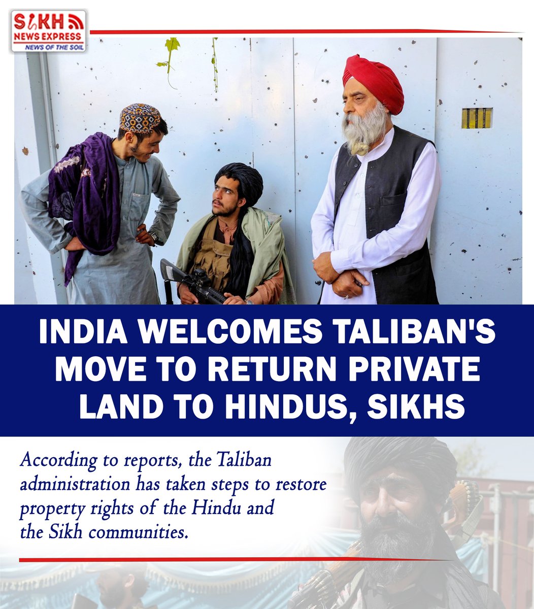 India Welcomes Taliban's Move To Return Private Land To Hindus, Sikhs

#india #taliban #afghansikhs #afghanhindus #landreturn