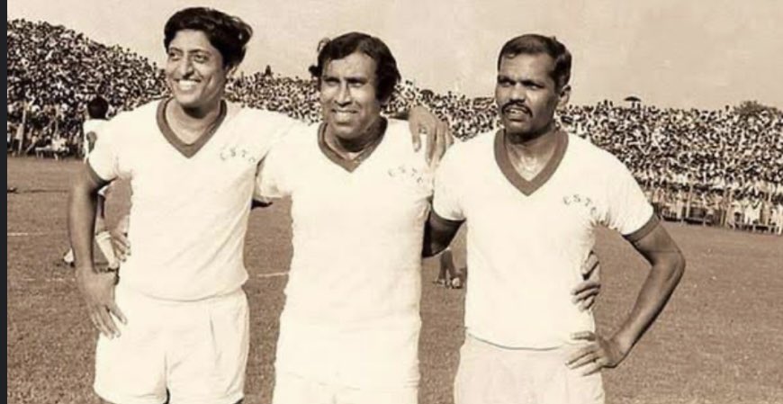 Chuni Goswami, Tulsidas Balaram and PK Banerjee

The Holy Trinity of Indian Football

Got the deserved recognition and respect thanks to Maidaan

#IndianFootball #Maidaan #AjayDevgan