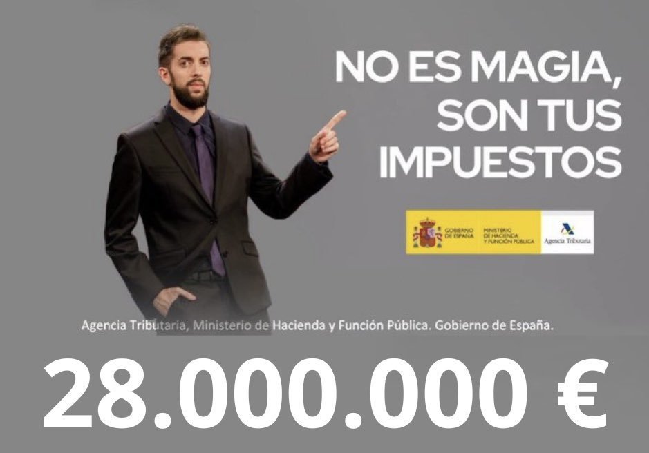 Es mucho más #PATRIOTA un EURO DEFRAUDADO que un EURO DECLARADO A HACIENDA.
En esta Campaña de IRPF 2024, defrauda todo lo que puedas. #Razones de peso.