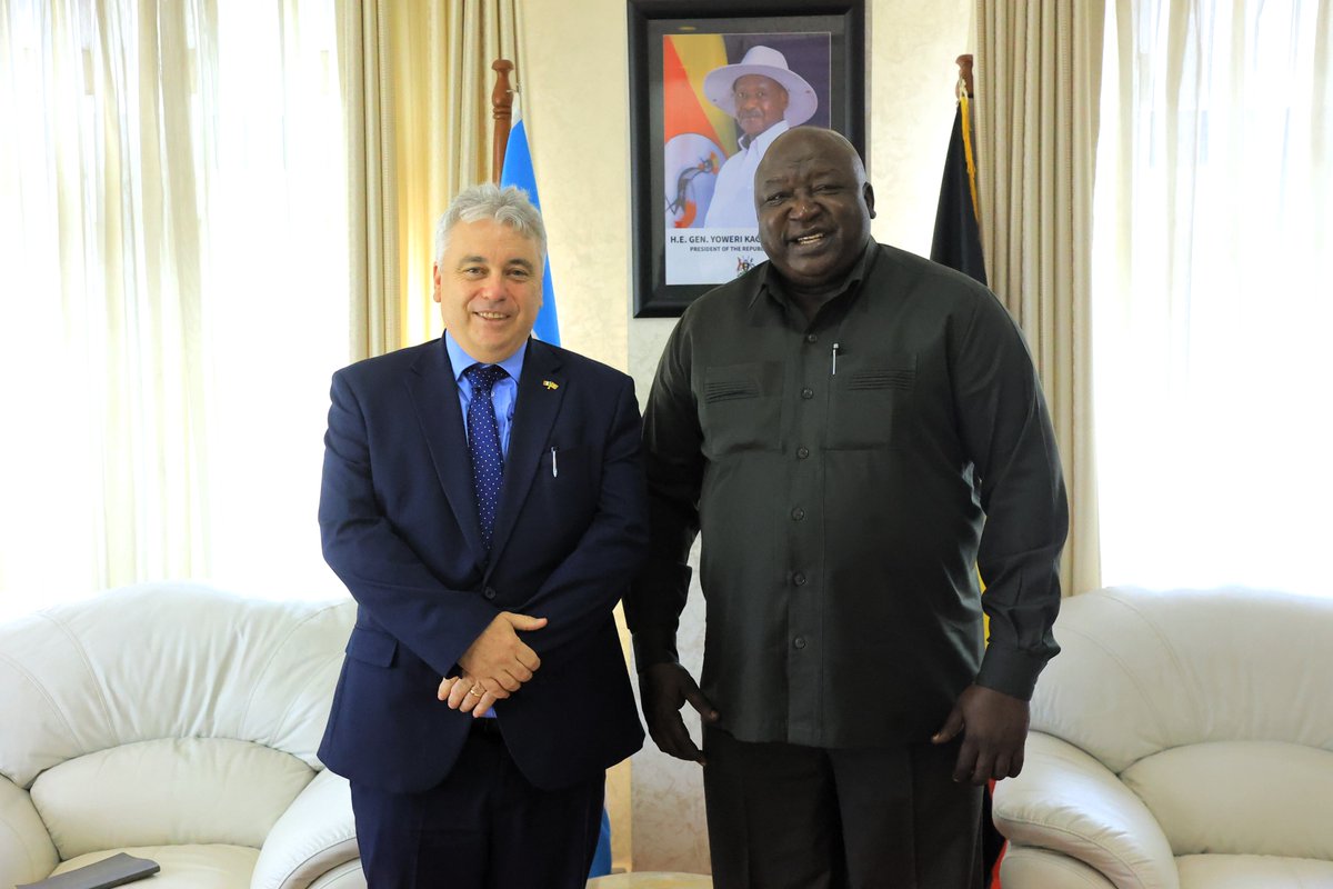 Kampala — On Friday 12th April, 2024, the Honorable Okello Oryem, Minister of State for Foreign Affairs in-charge of International Affairs, met with His Excellency Kevin Colgan, the @IEAmbUganda. Amb. Colgan formally announced the forthcoming visit by the Secretary-General, Mr.…